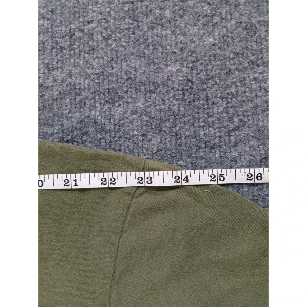 Polo Ralph Lauren Men's XXL T Shirt Olive Green Red Pony Logo (Stain / Hole)